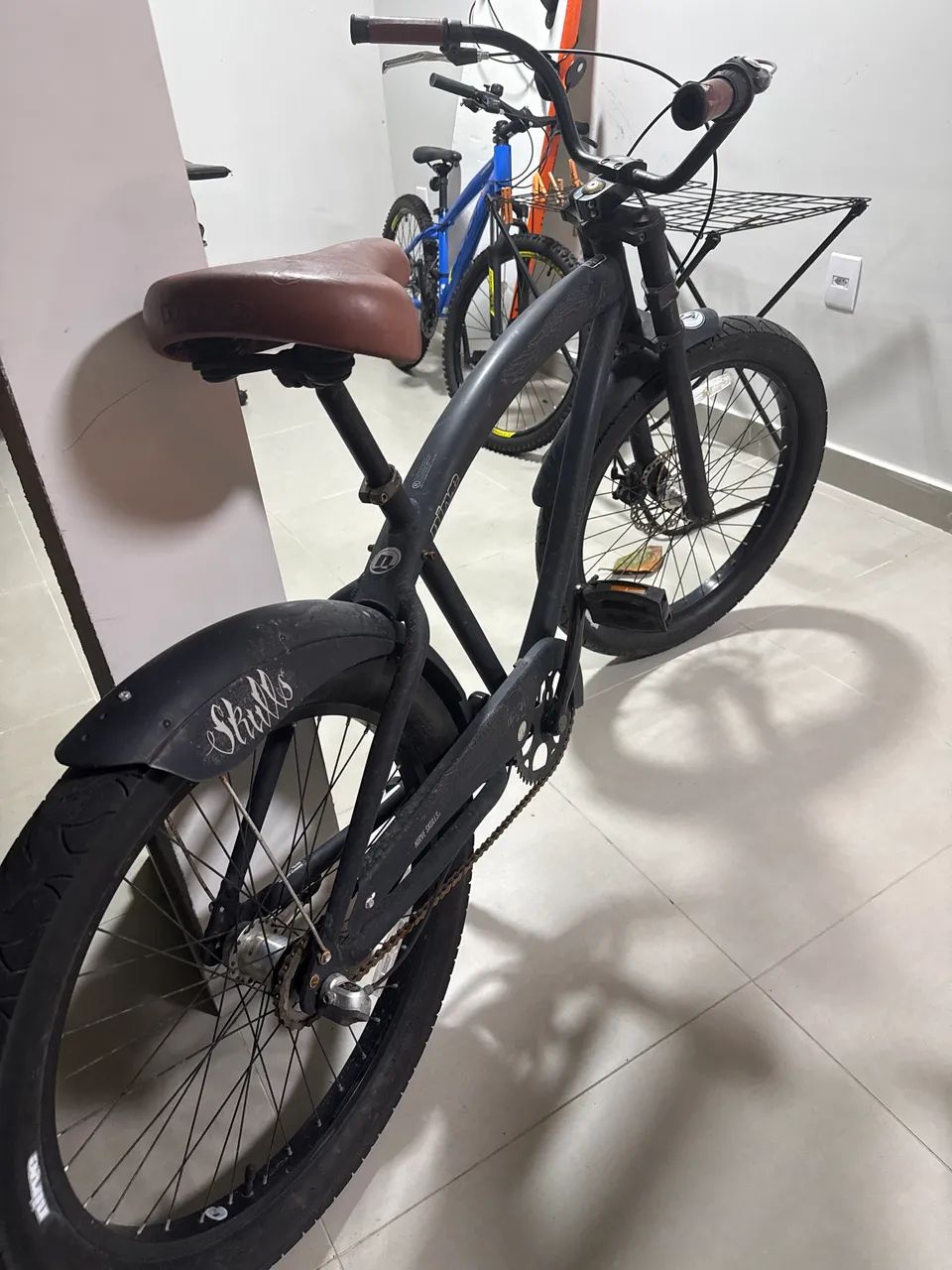 Bicicleta Nirve skull retrô  - Foto 4