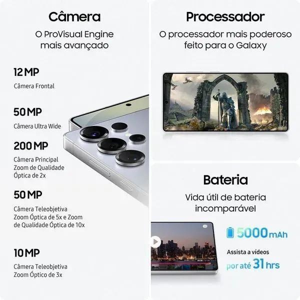Celular Samsung Galaxy S25 Ultra 5G,  256GB  - Foto 5