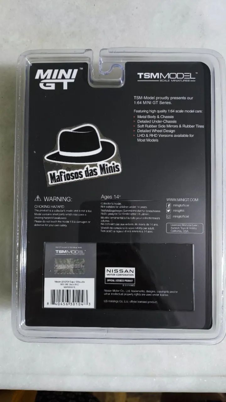 Mini GT Nissan Skyline R34 preto LBWK - Hobbies e coleções - São