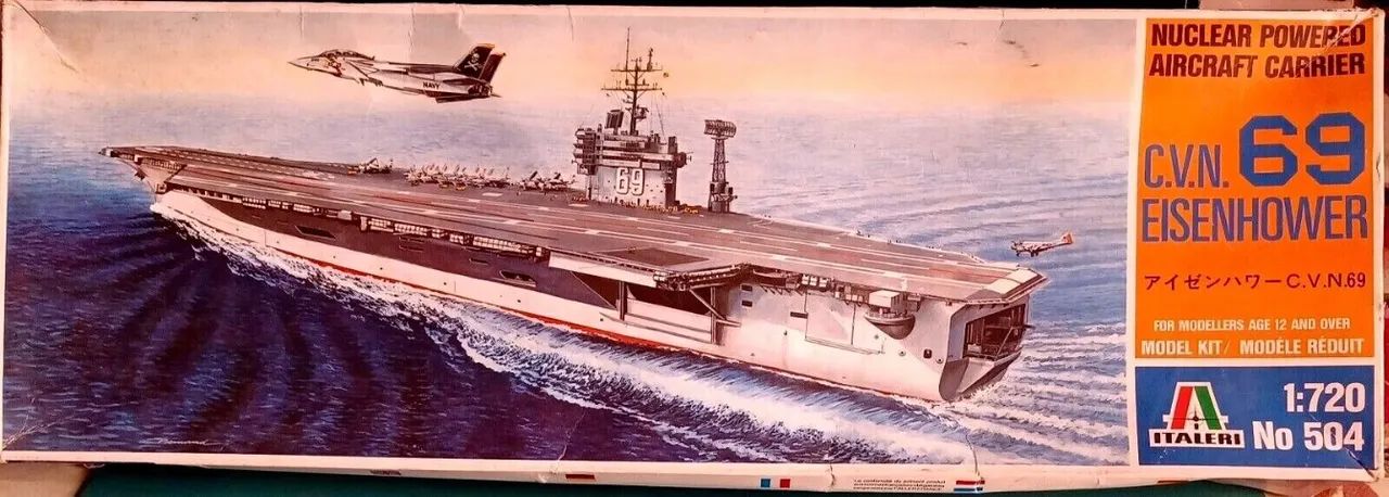 C.V.N 69 EI SENHOWER 1/720 ITALERI N.504 (36) - Foto 3