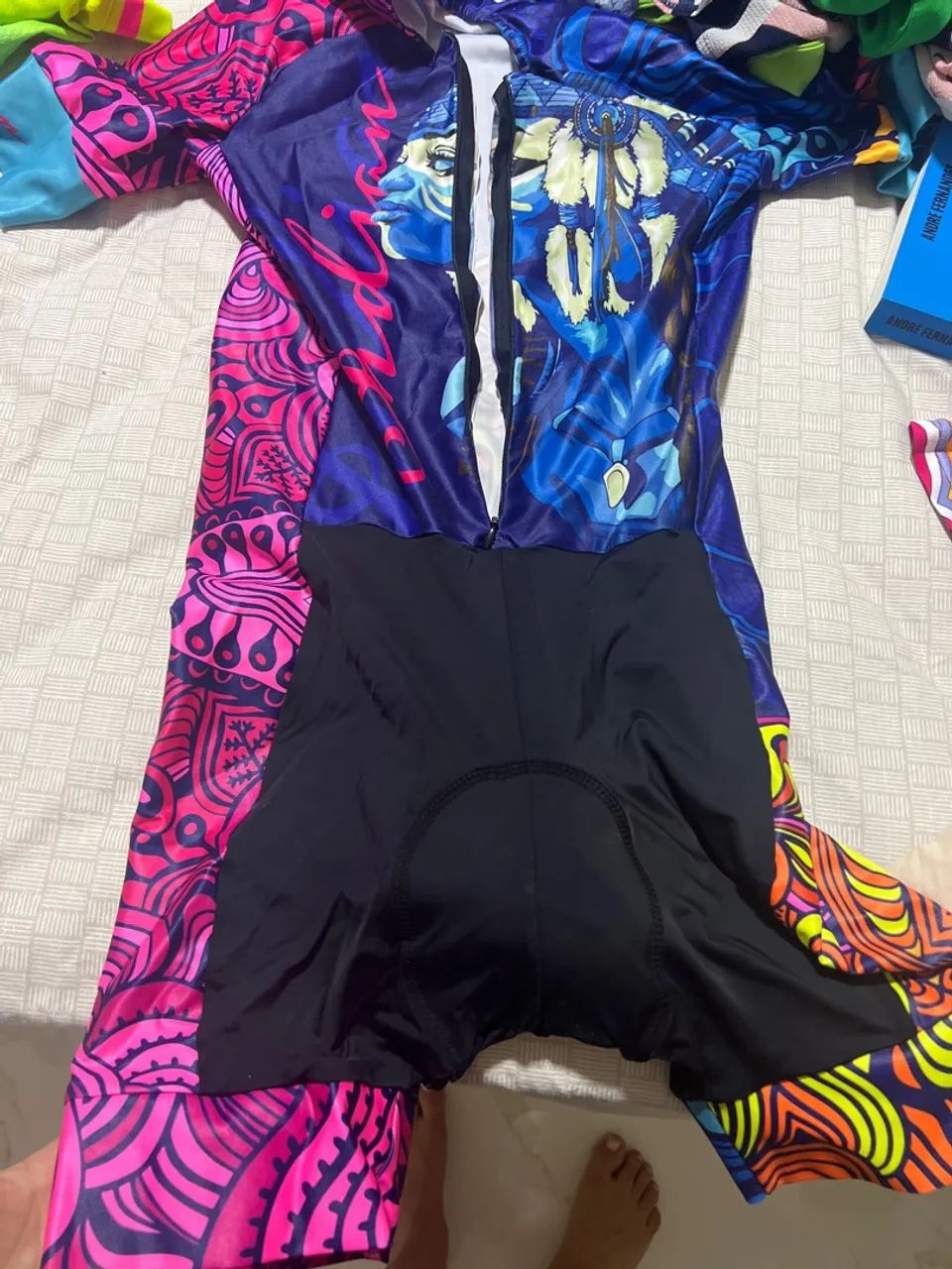 Roupas femininas de ciclista