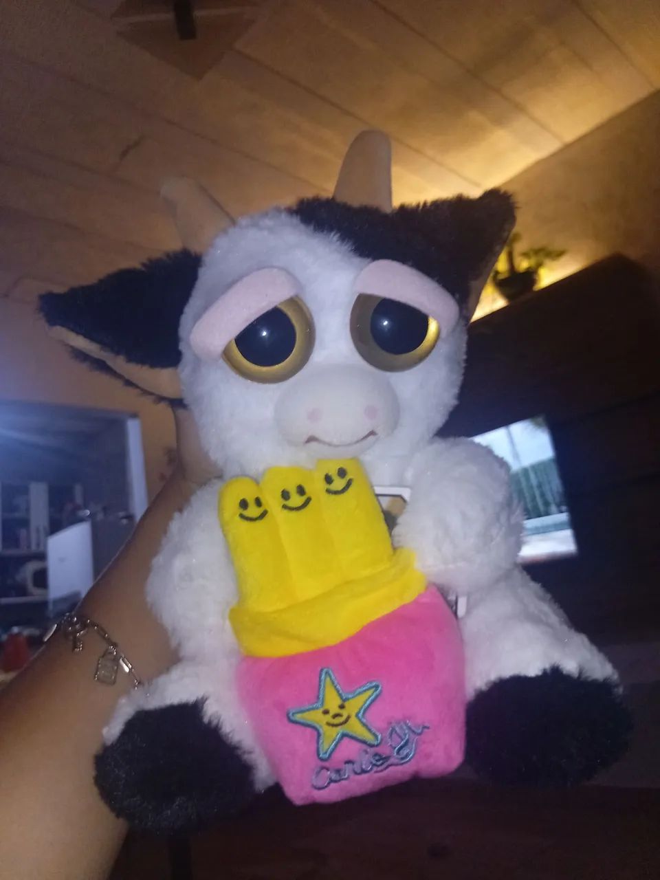Lindo Feisty Pets vaca batatinha 