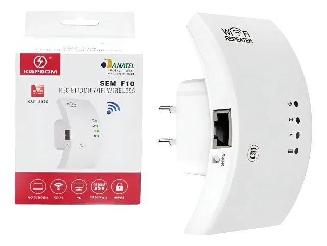 Repetidor De Sinal Wifi Sem Fio Wps Kapbom - Kap-x330 Loja Coimbra COmputadores Entregamos - Foto 5