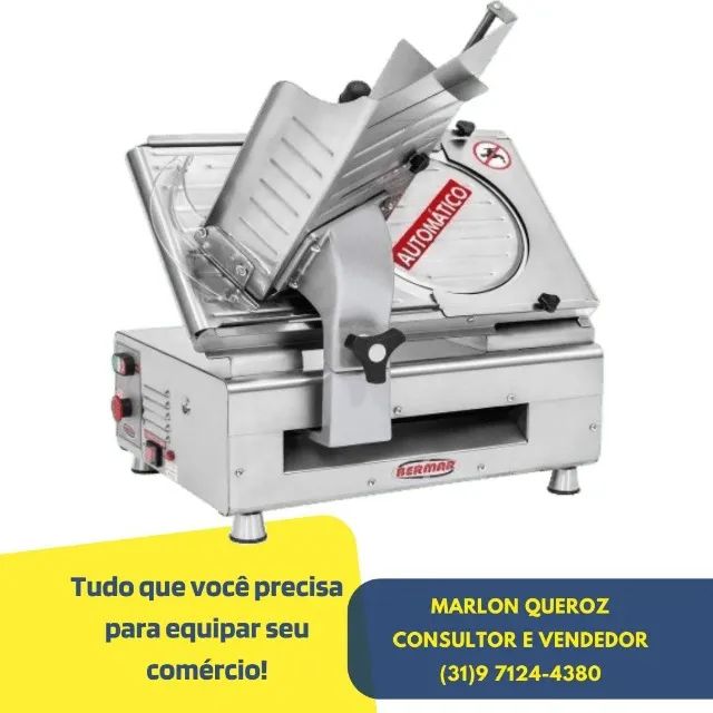 Fatiador de Frios Laminas 30CM Automático Bermar