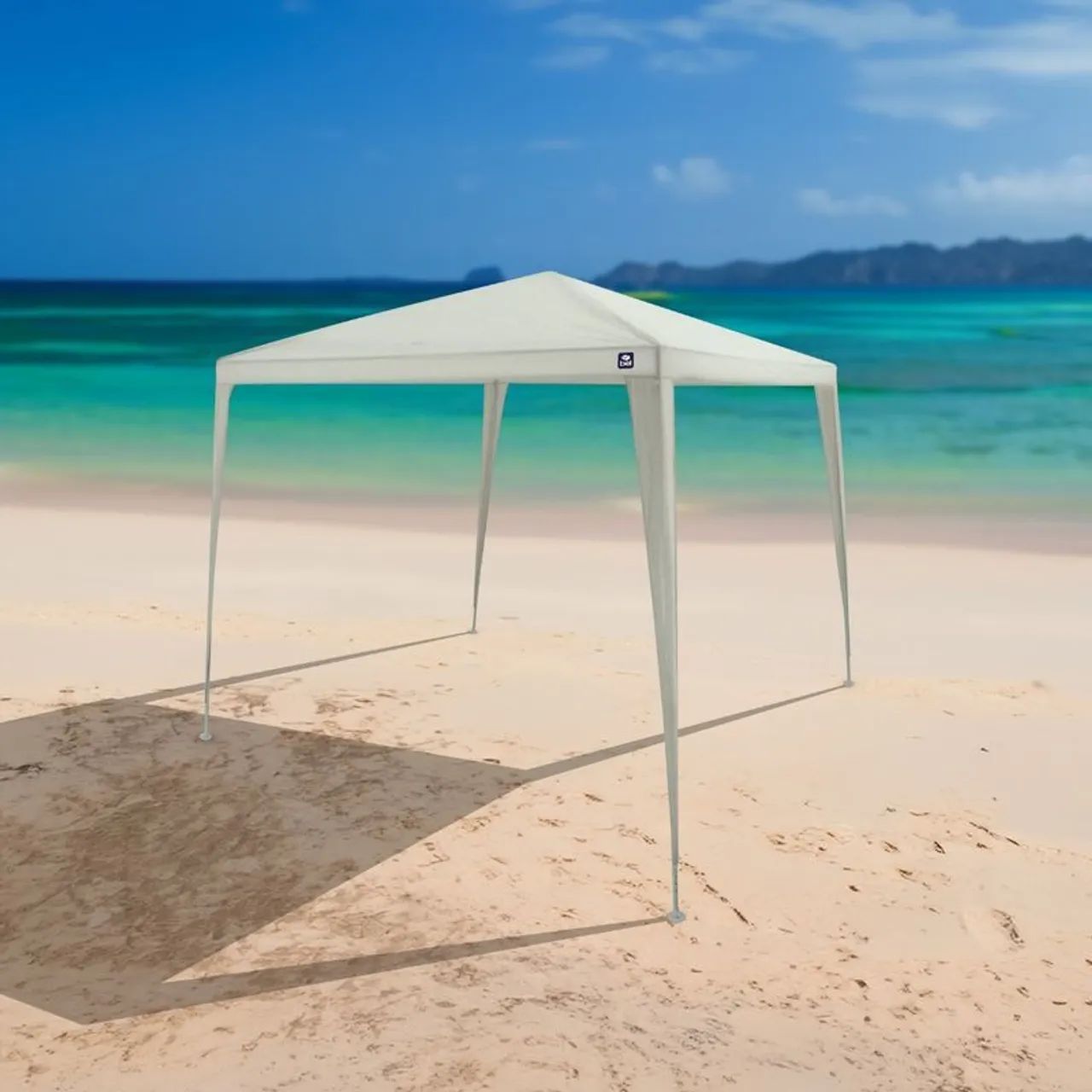 Tenda Gazebo Tubular 3m x 3m Polietileno Branca Bel - Foto 5