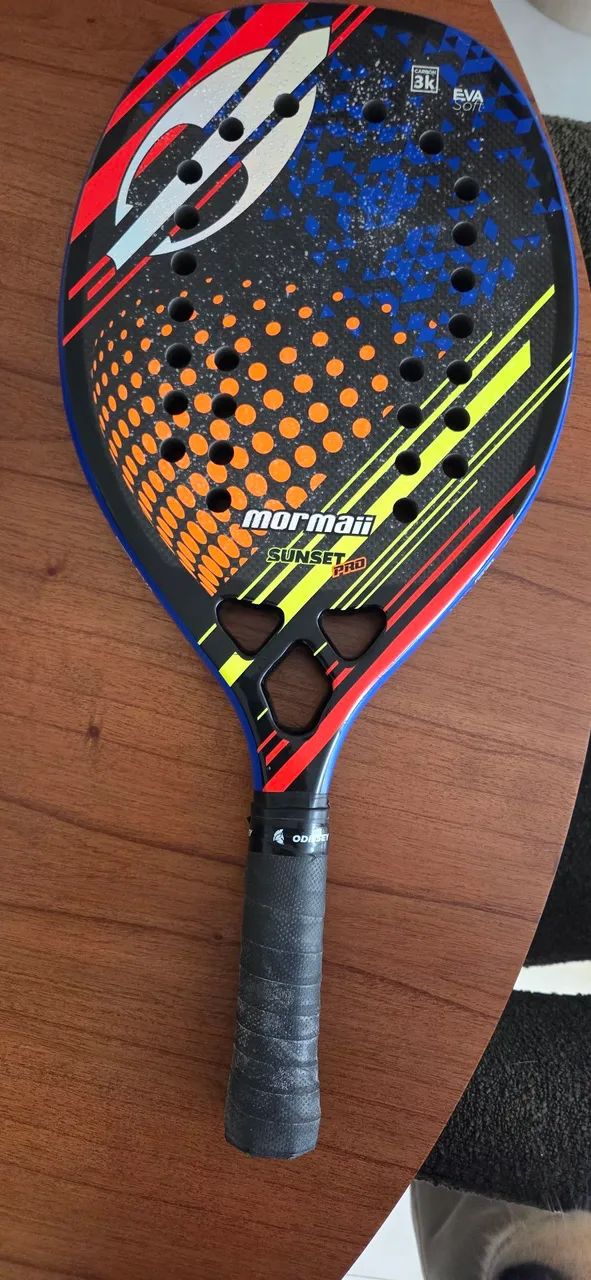 : Raquete Beach Tennis Mormaii Sunset Pro Carbono 3K<br> - Foto 2