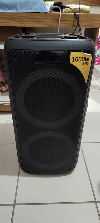 Caixa de Som Bluetooth 1000W RMS - Potente e com Design Moderno