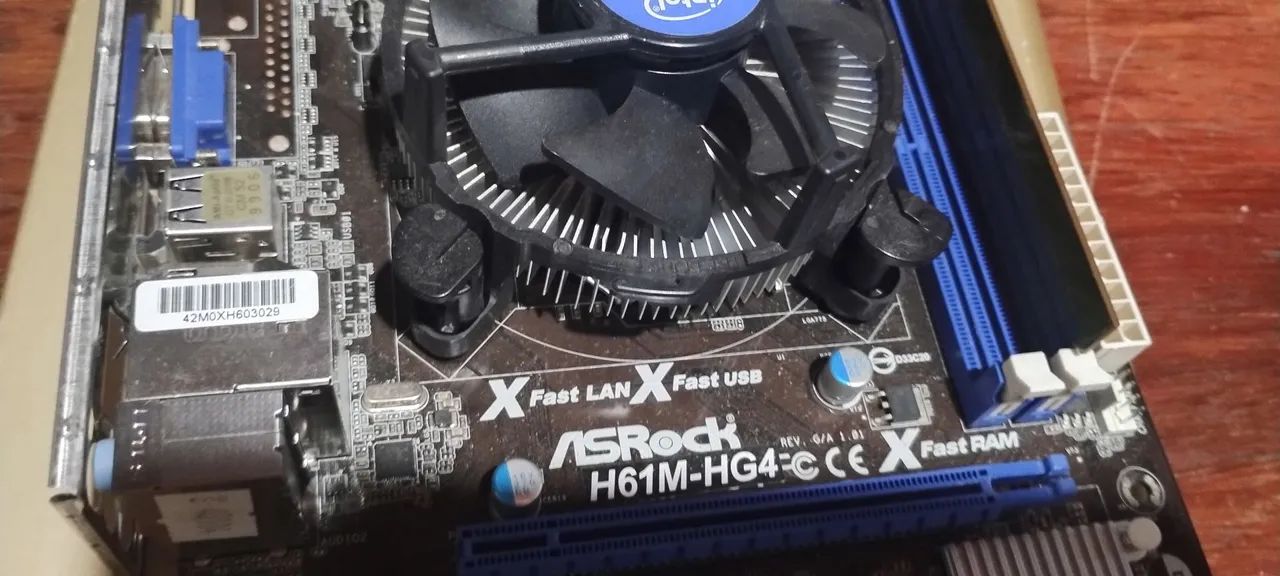 Kit h61+I3 .. 3250+ 4gb - Foto 2