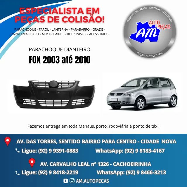 parachoque fox 2003 a 2010