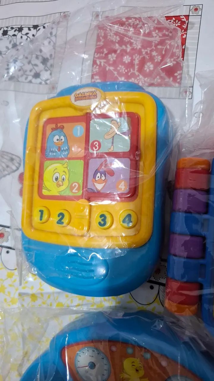 Lote brinquedos sonoros musicais Fisher price - Foto 4