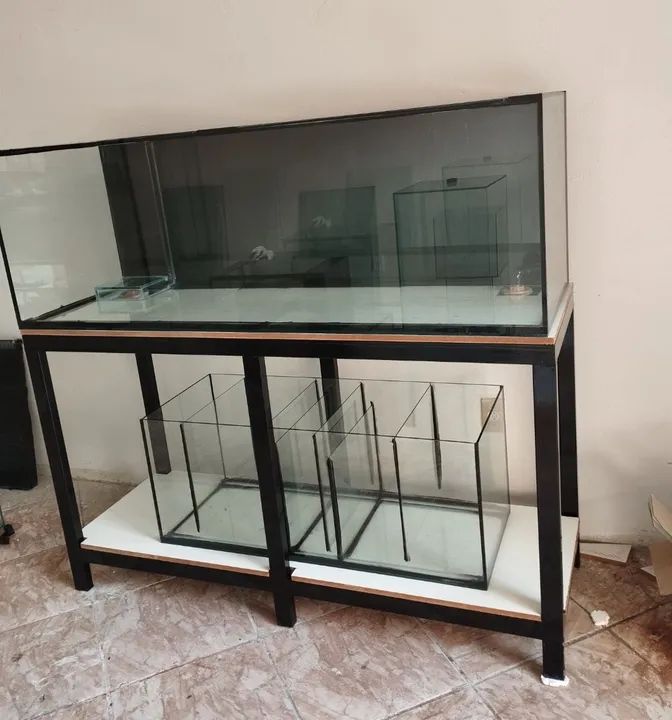 Aquário 325L com sump e base 