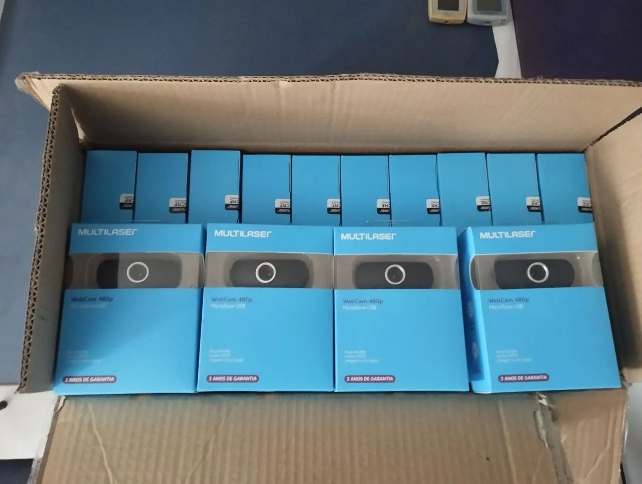 Web Cam com Microfone Multilaser 64308008632066120