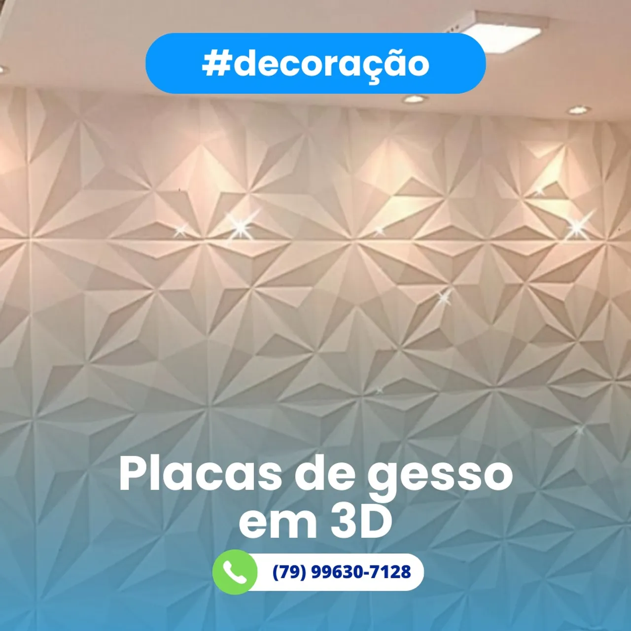 Placa de Gesso 3D