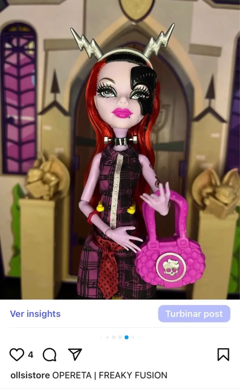 Boneca Monster High Operetta Freaky Fusion - Foto 5