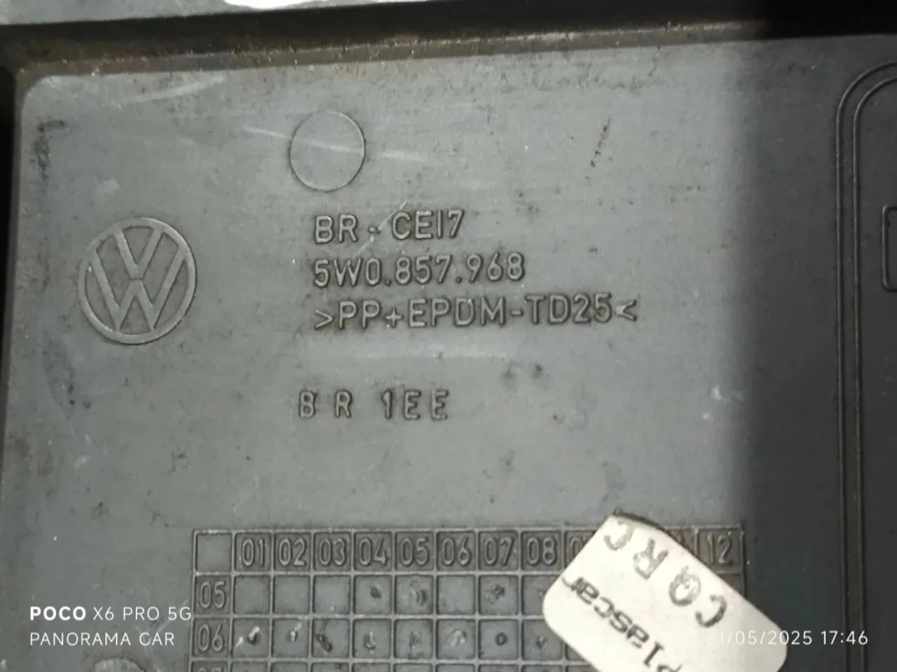Tampa Caixa Fusíveis G4 Painel Pa Vw Gol Saveiro 2006 A 2006 - Foto 5