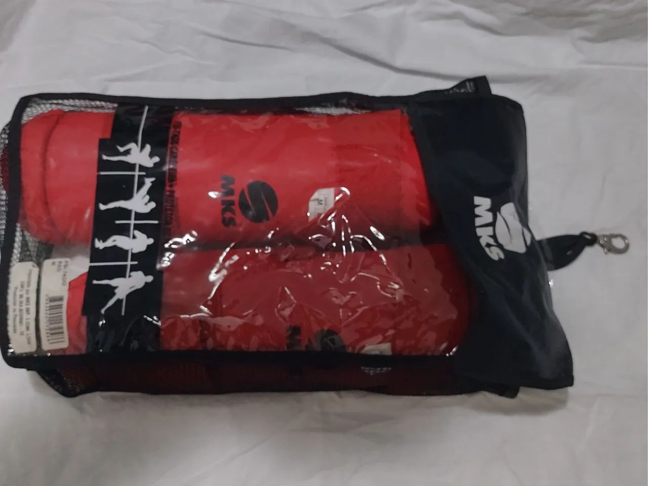 Caneleira de karatê com protetor de pé MKS competição  - Foto 2