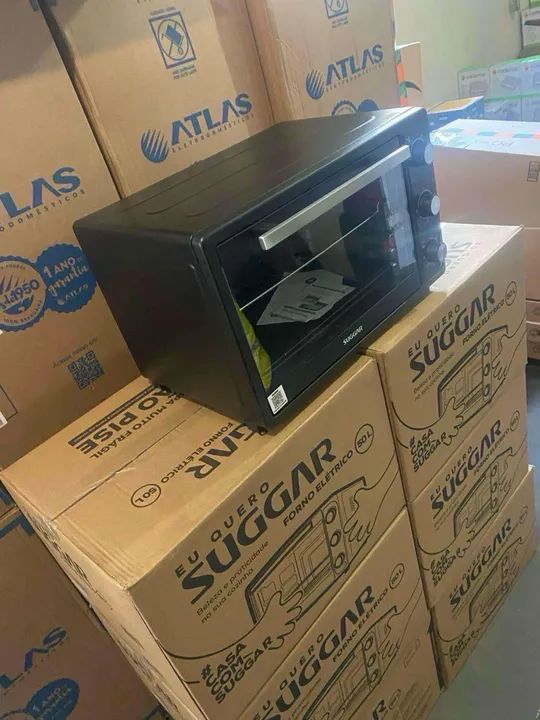 Forno Elétrico Suggar 50 Litros Preto Novo - Foto 2