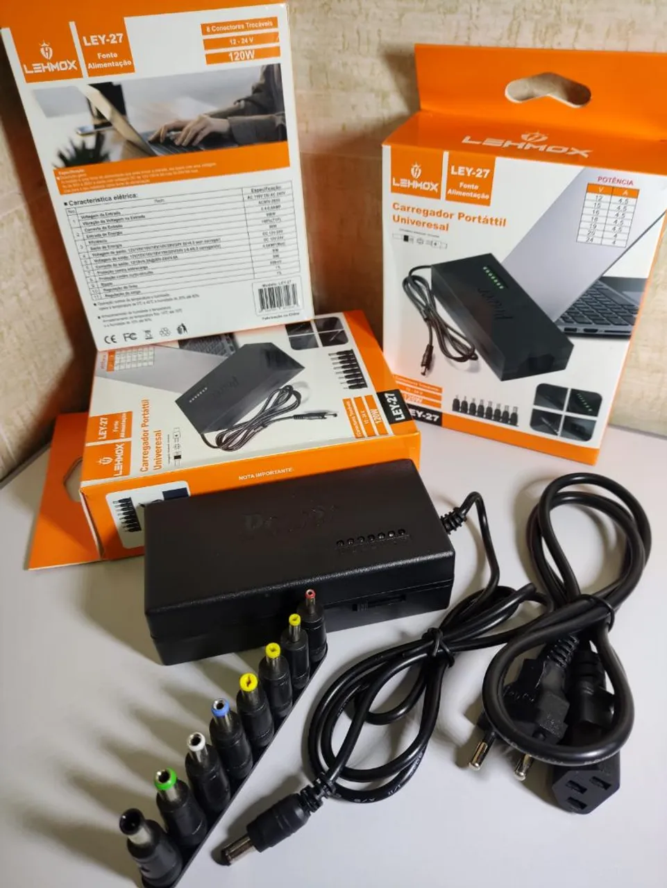 Carregador Portátil Universal 120W - LEHMOX LEY-27