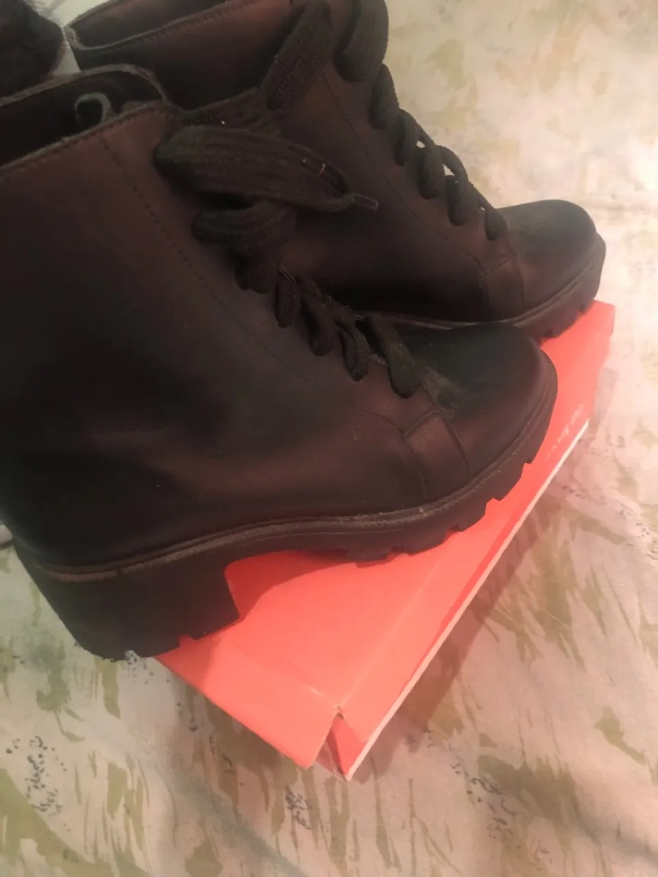 Bota Coturno Feminina Preta