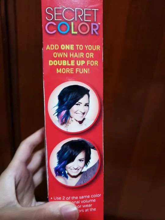 Demi Lovato Extensões de Cabelo Secret Color - Foto 2