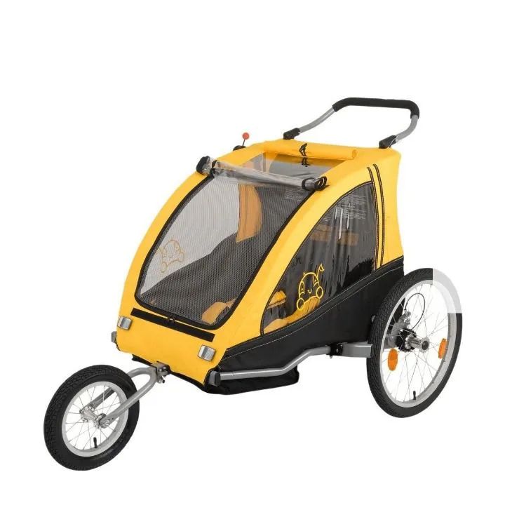 Trailer de Bicicleta p/ 2 Crianças - Foto 4