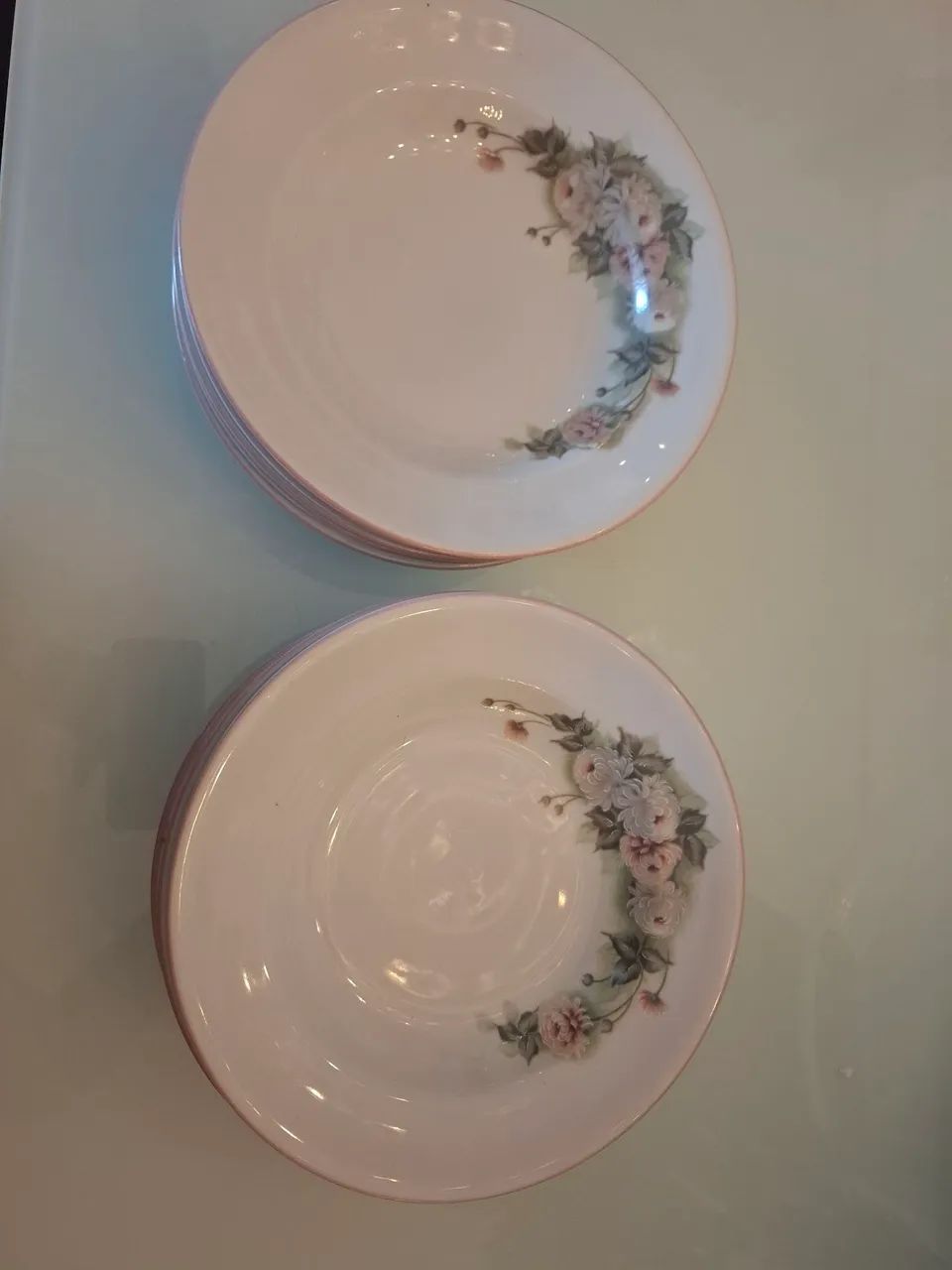 Prato fundo.porcelana floral Schmidt