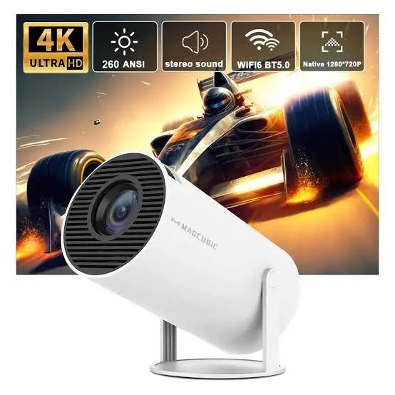 Projetor 4K Magcubic HY300Pro com Wi-Fi e Som 