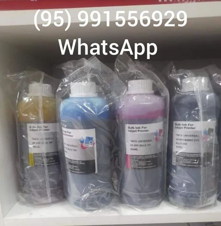 Tintas de 500ml de impressoras Epson HP e cânon entrega sem taxa  - Foto 2