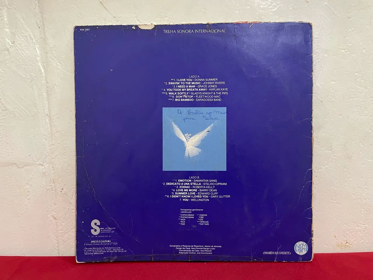 Disco de Vinil Trilha Sonora Internacional Sem Lenço Sem Documento  - Foto 2