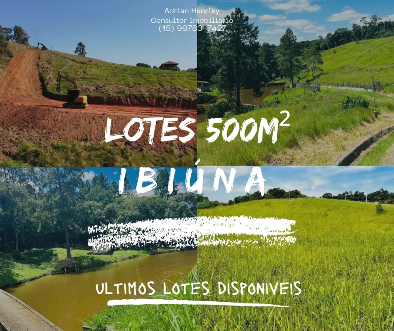 Lotes em condomínio com trilha, lago e bosque preservado