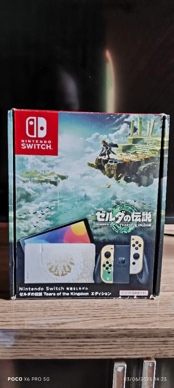 Nintendo Switch Oled - Edição Zelda Tears of the Kingdom
