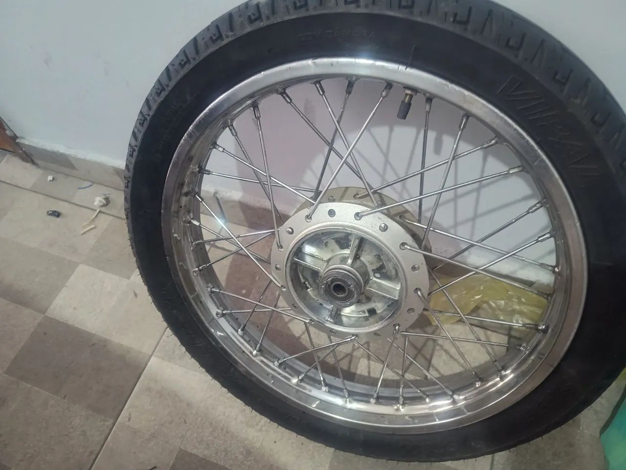 Roda de liga leve para moto