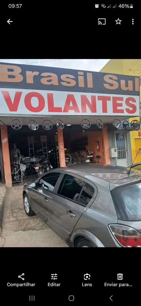 Volantes para autos capa de couro eco curvin