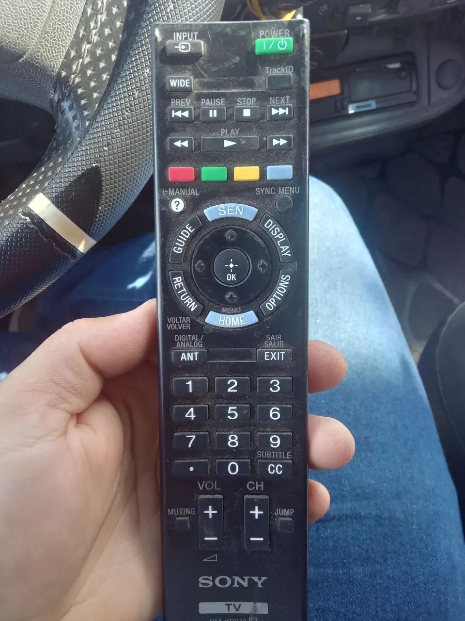 Controle de tv sony