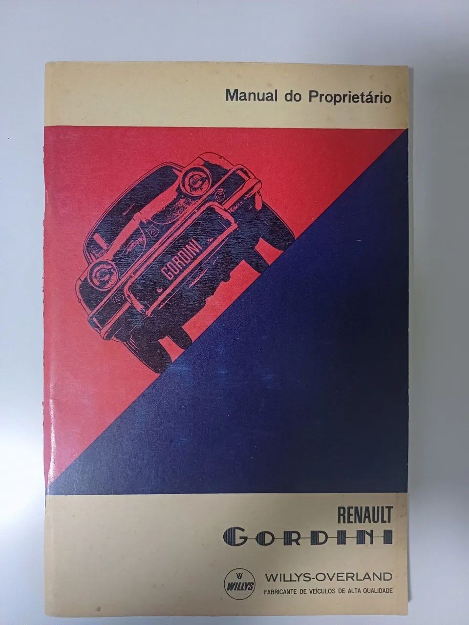 Manual do Proprietário Renault Gordini 1965i