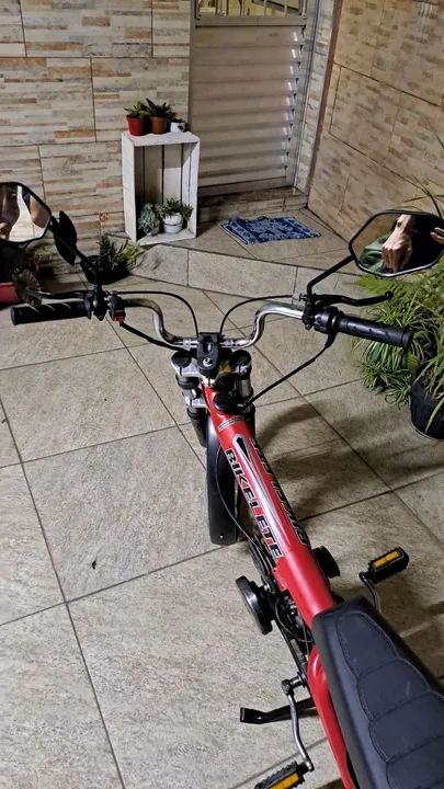 Moto Custom Vermelha - Foto 3