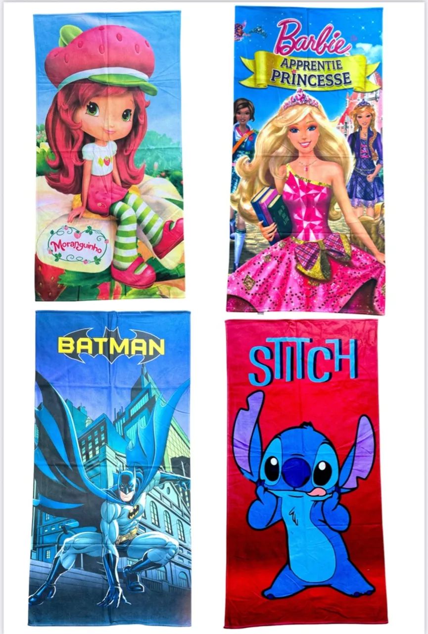 Toalha de Praia Infantil - Diversos Personagens - Foto 4