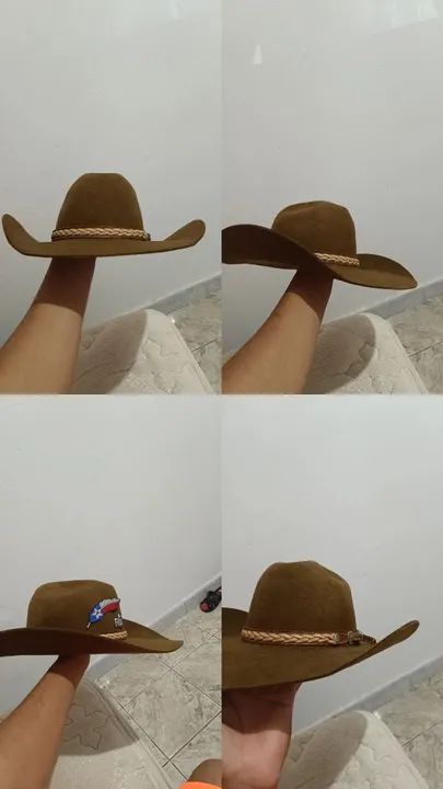 Chapéu de Cowboy Marrom