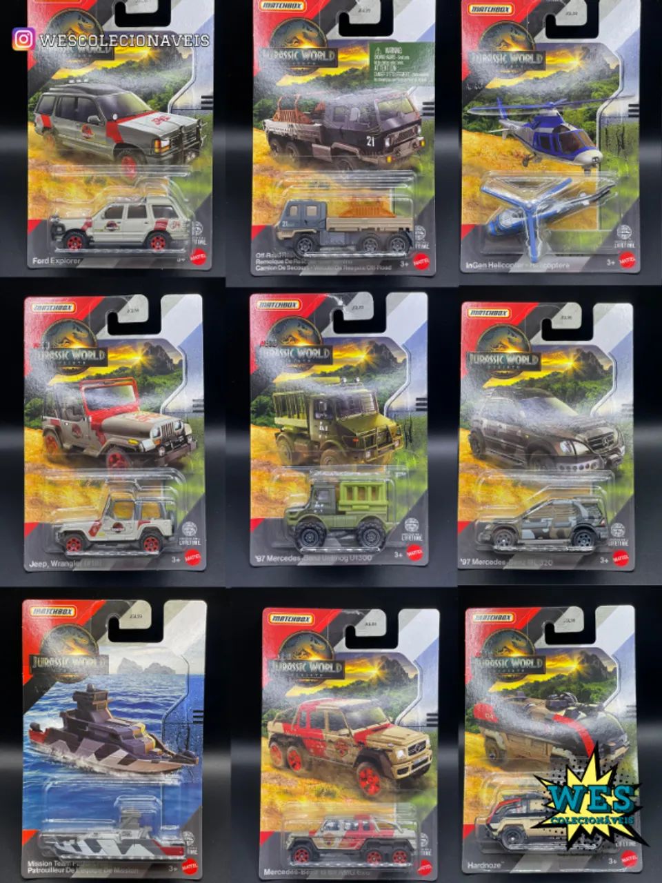 Matchbox Jurassic World Rebirth – Veicolo Fuoristrada Ingen JGL59 – Scala 1:64 – Nuovo