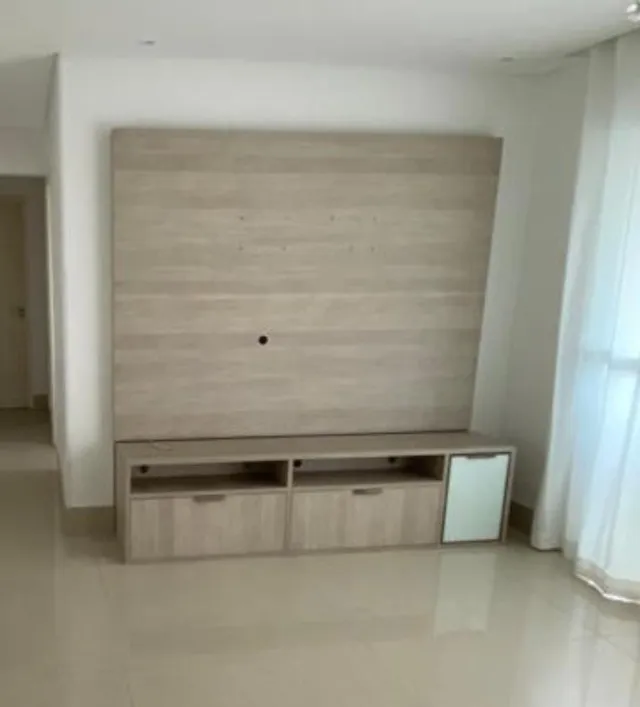 Conjunto Rack e painel de TV
