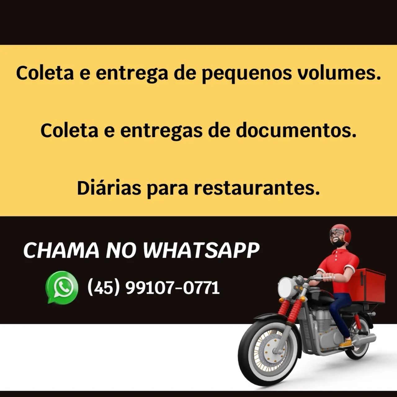 Motoboy - Entrega rápida e segura - Foto 2