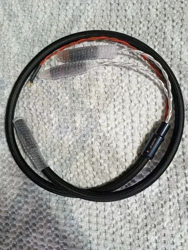 CABO DE PHONO PRATA PURA 6N CONECTOR DIN P/2 RCA MACHO - Foto 2