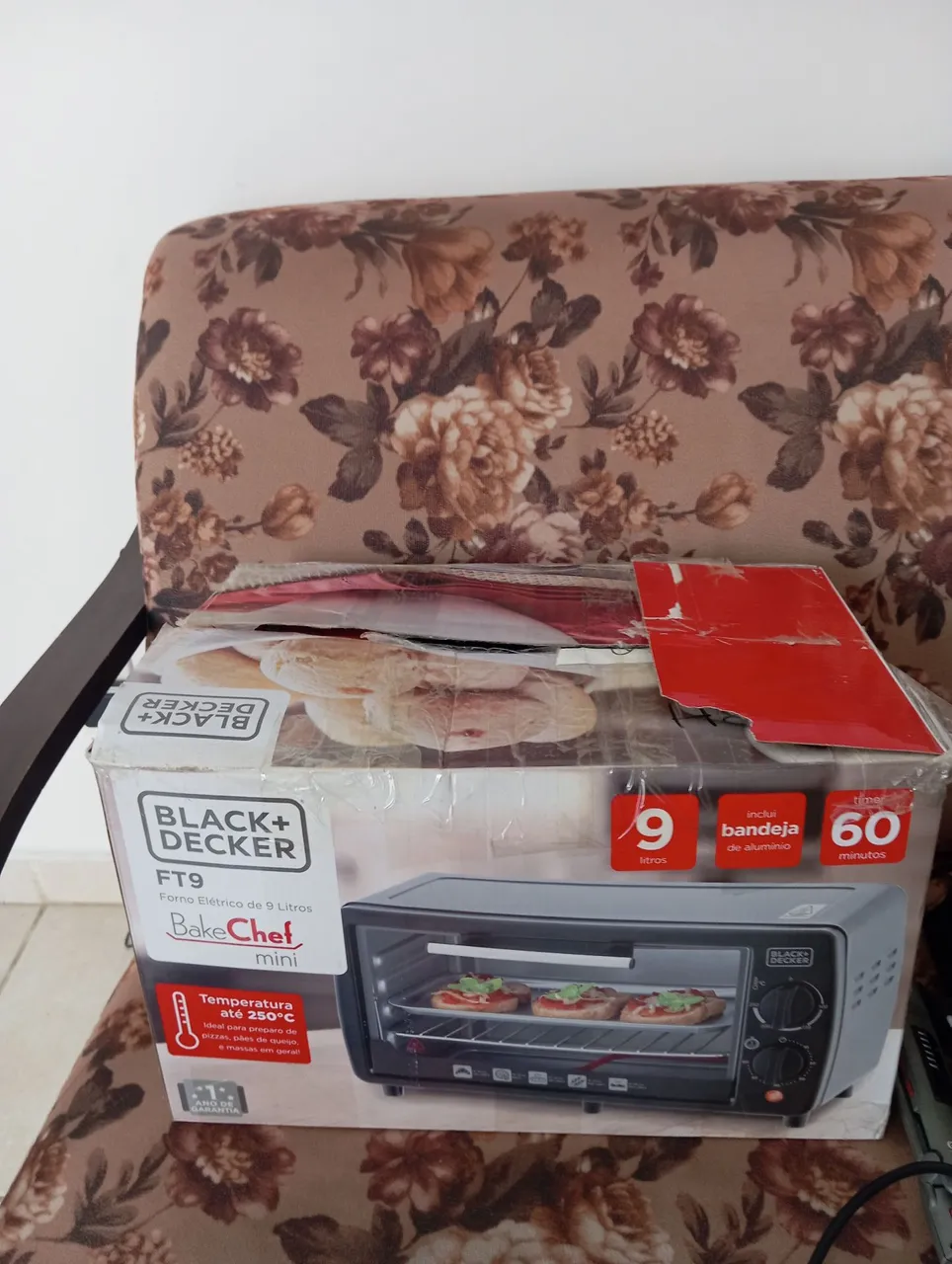 Forno Elétrico Black+Decker Bake Chef Mini 9 Litros