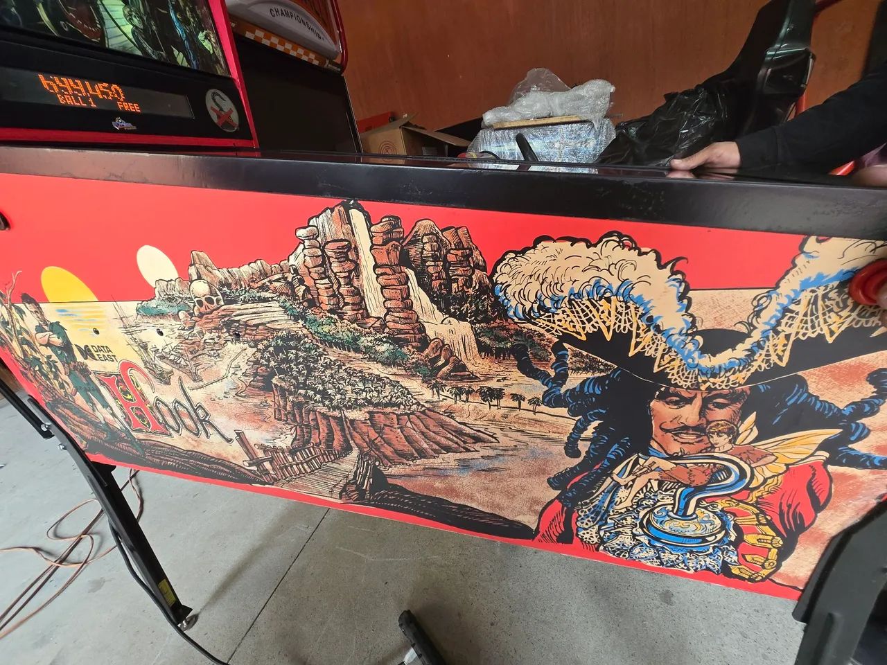 Pinball fliperama Hook - Capitão Gancho Peterpan - Foto 2