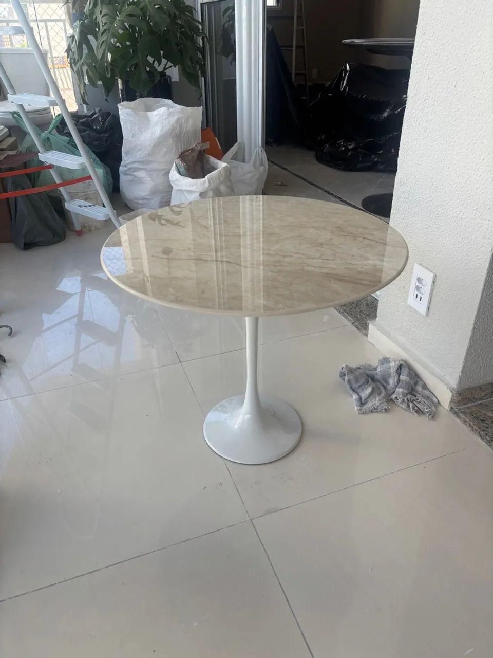Mesa jantar 1,60X0,90 mármore taj mahal  - Foto 2