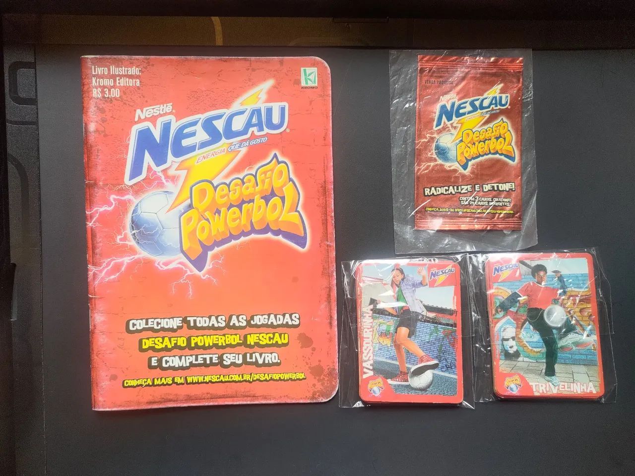 Coleção Nescau Powerbol Ñ elma chips