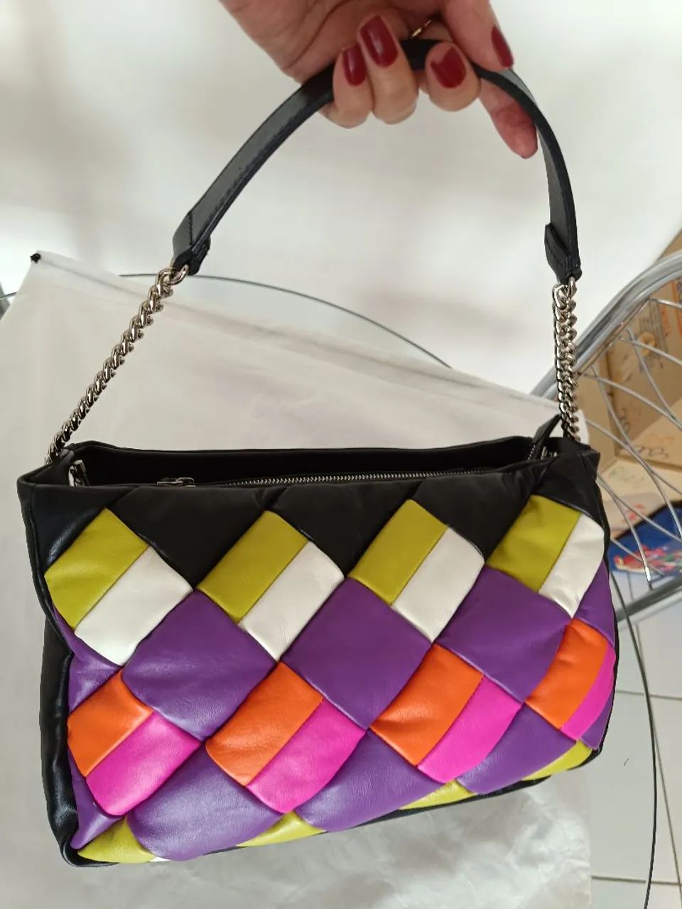 Bolsa Arezzo original couro legítimo  - Foto 3