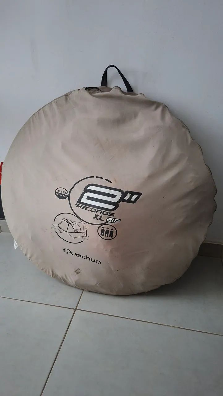 Barraca queshua 2 second Xl 3 pessoas se monta em 2 segundos 