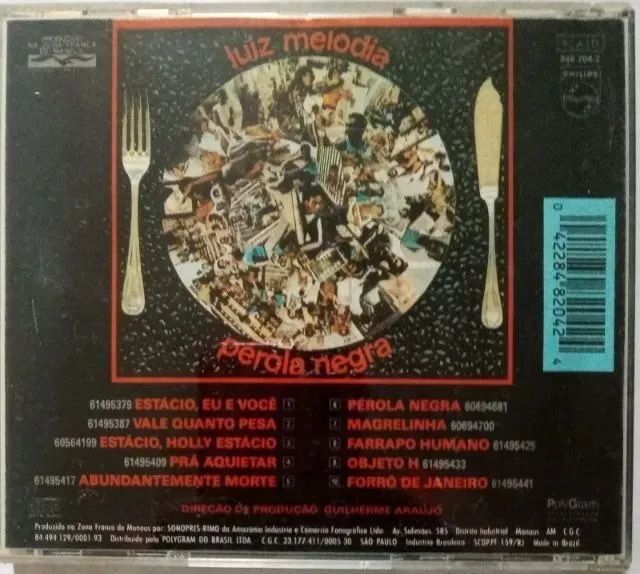 Raridade-CD-Luiz Melodia-Pérola Negra-(1973) - Em ótimo estado de conservação - Foto 3