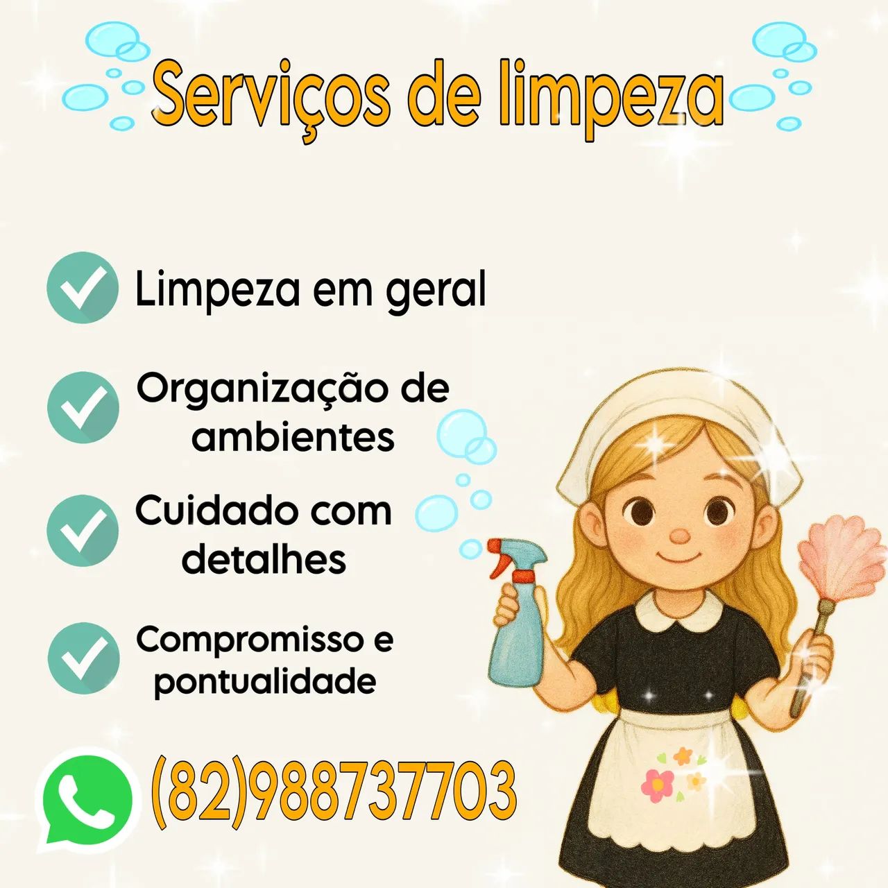 Faxineira, diarista, doméstica, cuidadora do lar